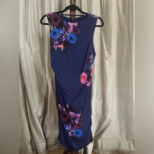 Nicole Miller flower fitted dress